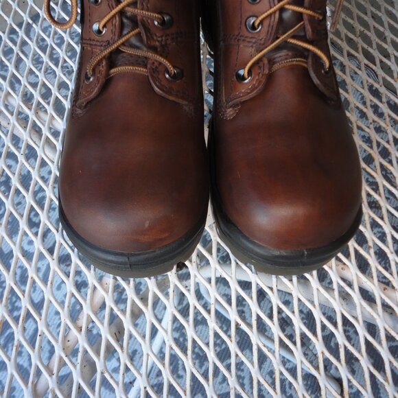 RED WING Brown Leather King Toe Waterproof Men's Lace Up Hiking Boots Size 8.5 - Picture 2 of 8